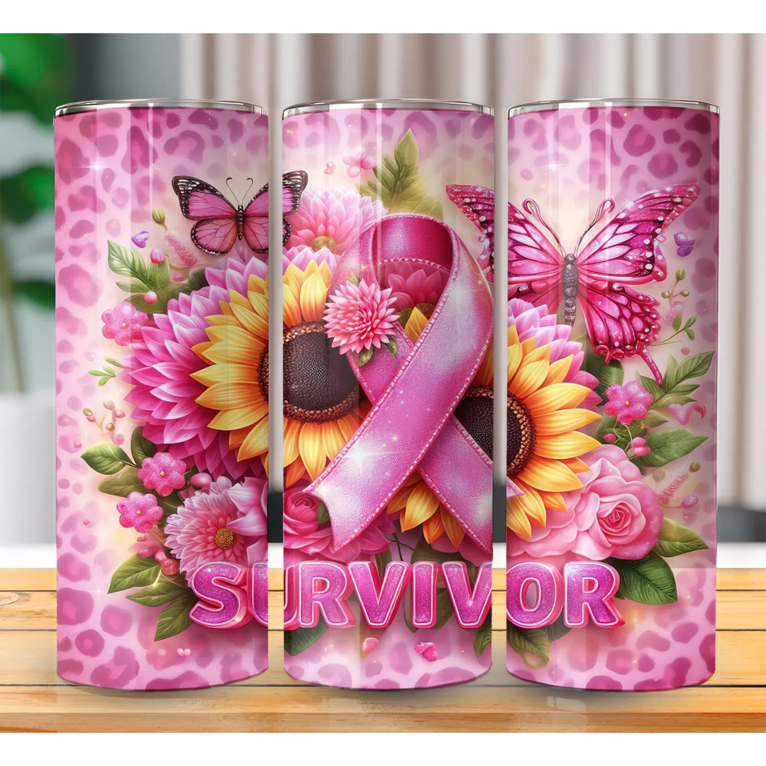 BREAST CANCER 20 OZ TUMBLER