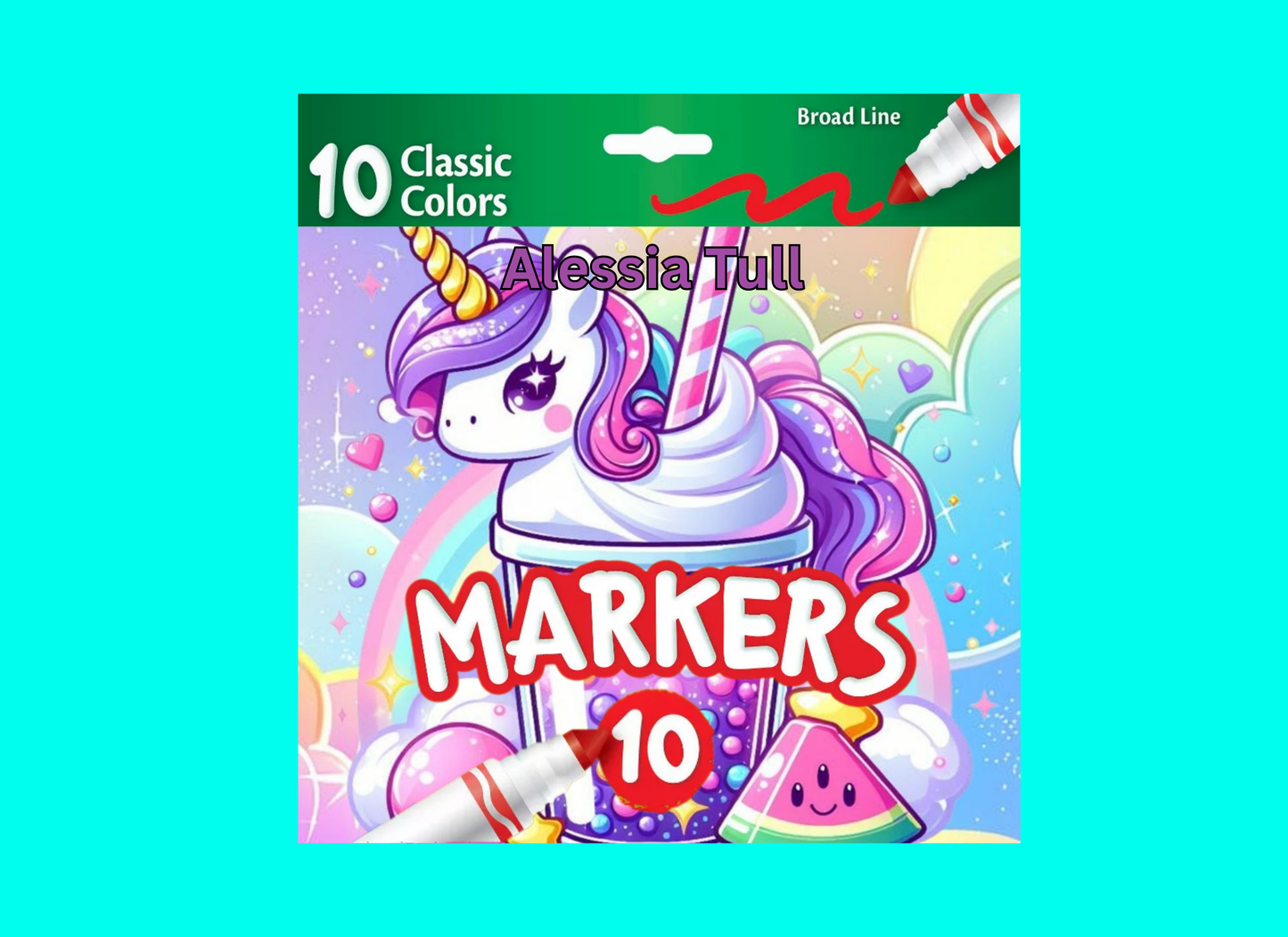 CUSTOMIZED MARKER STICKER 10 IN BOX