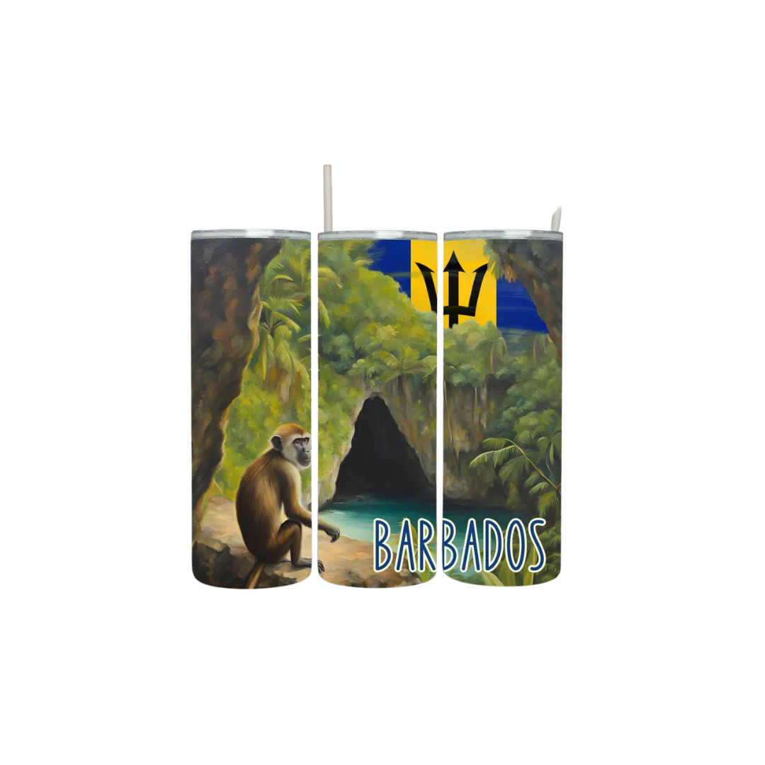 BARBADOS GREEN MONKEY 20OZ TUMBLER