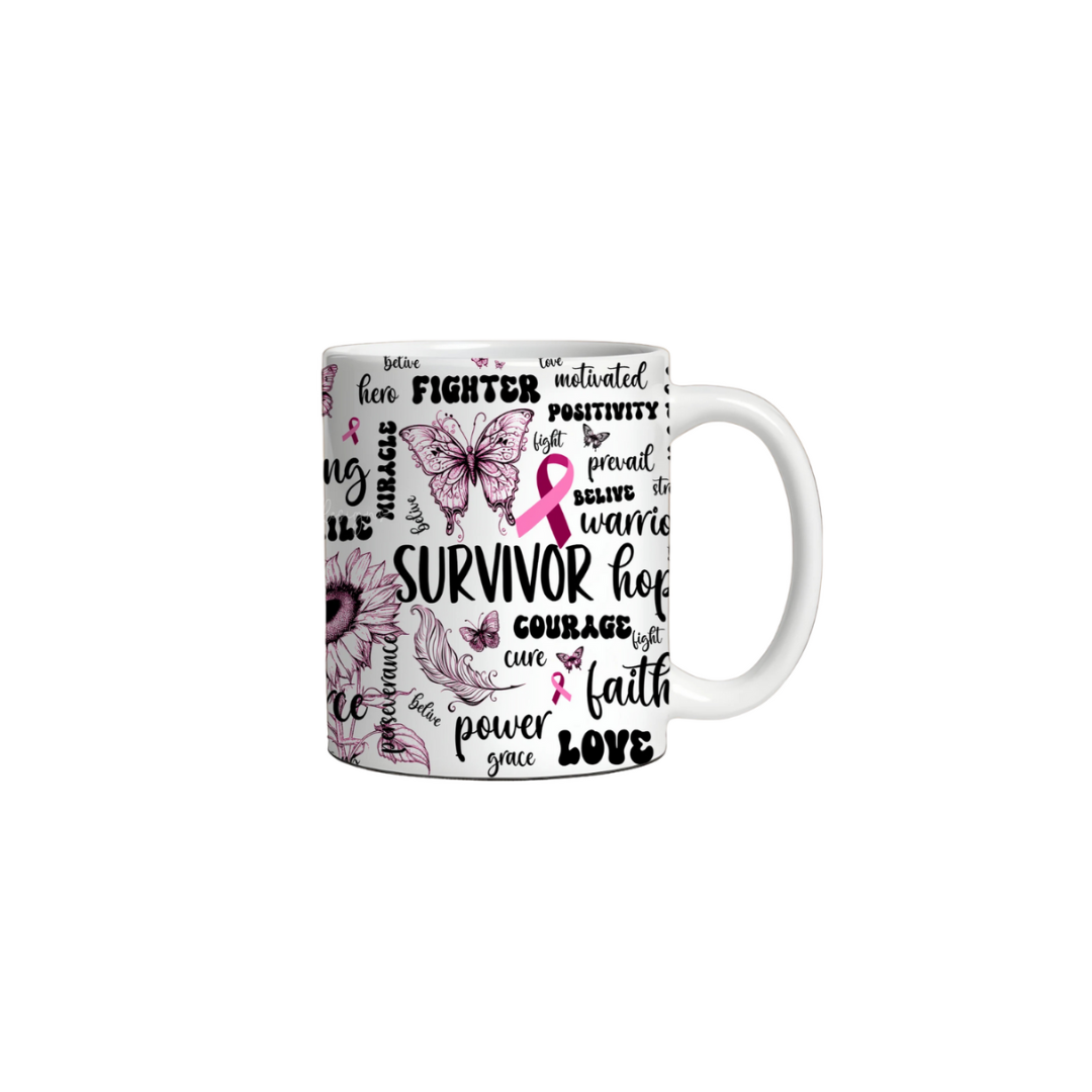 BREAST CANCER 110Z MUGS