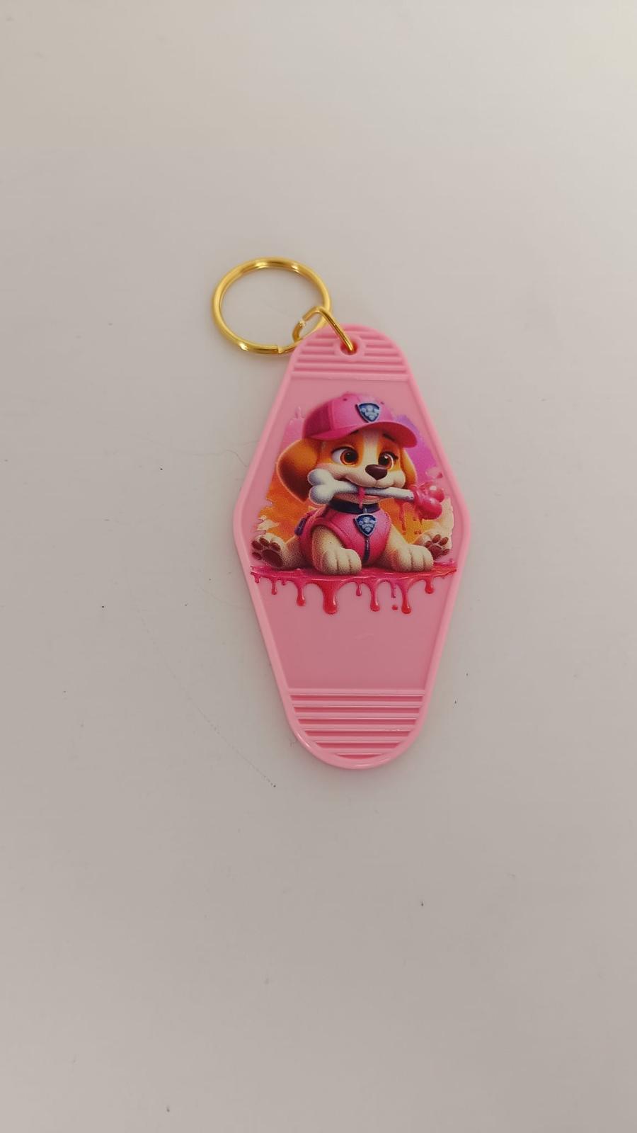 CUSTOMIZED MOTEL KEYCHAIN