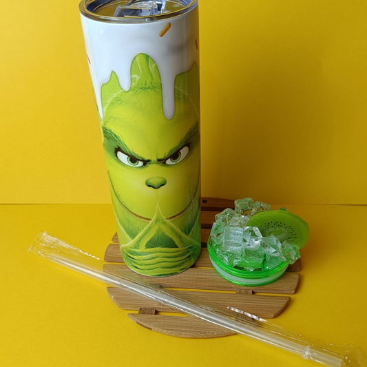 Grinch 20oz Tumbler with extra cover