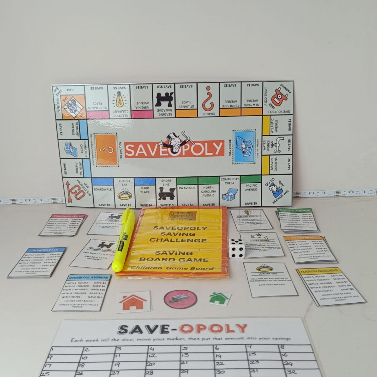 Saveopoly Saving Challenges Board Game (Children)