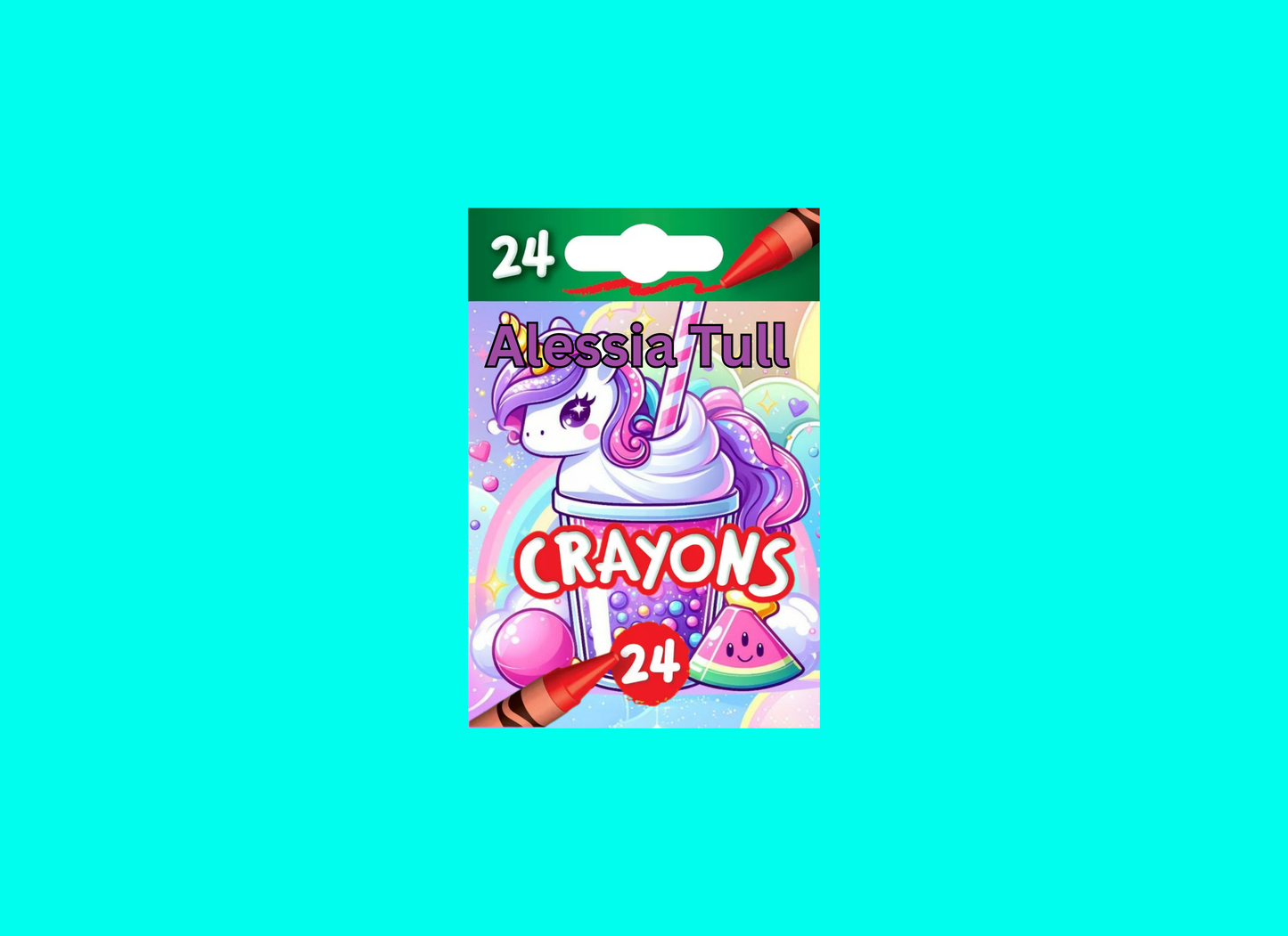 CUSTOMIZED CRAYON STICKER