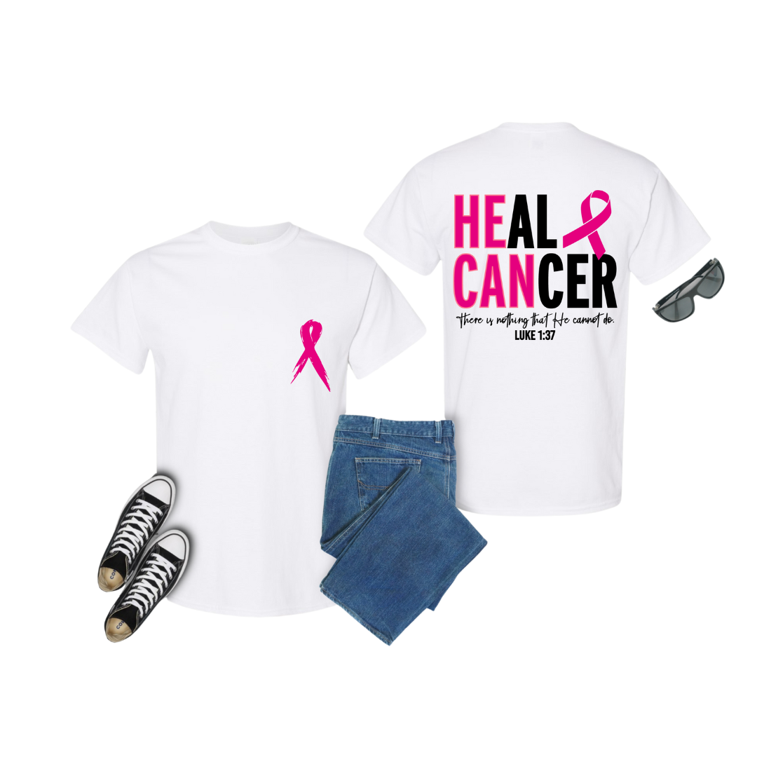 BREAST CANCER "HEAL CANCER" T-SHIRT
