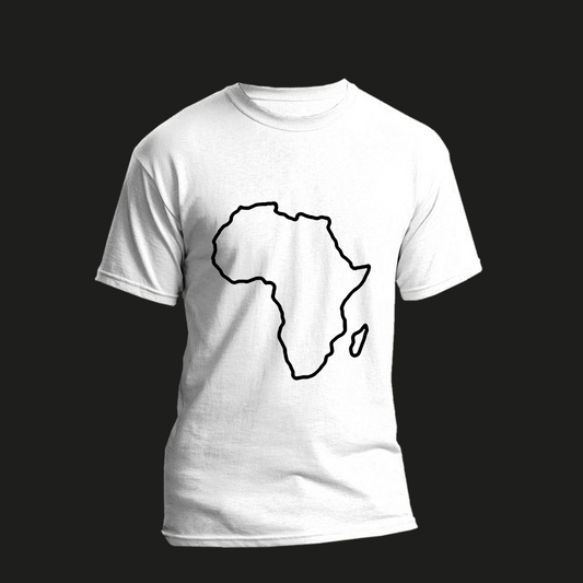 Africa Outline Print T-Shirt