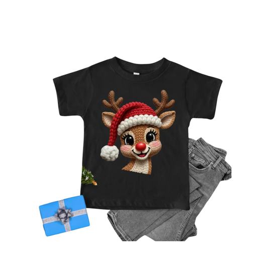 REINDEER CHRISTMAS KIDS T-SHIRTS