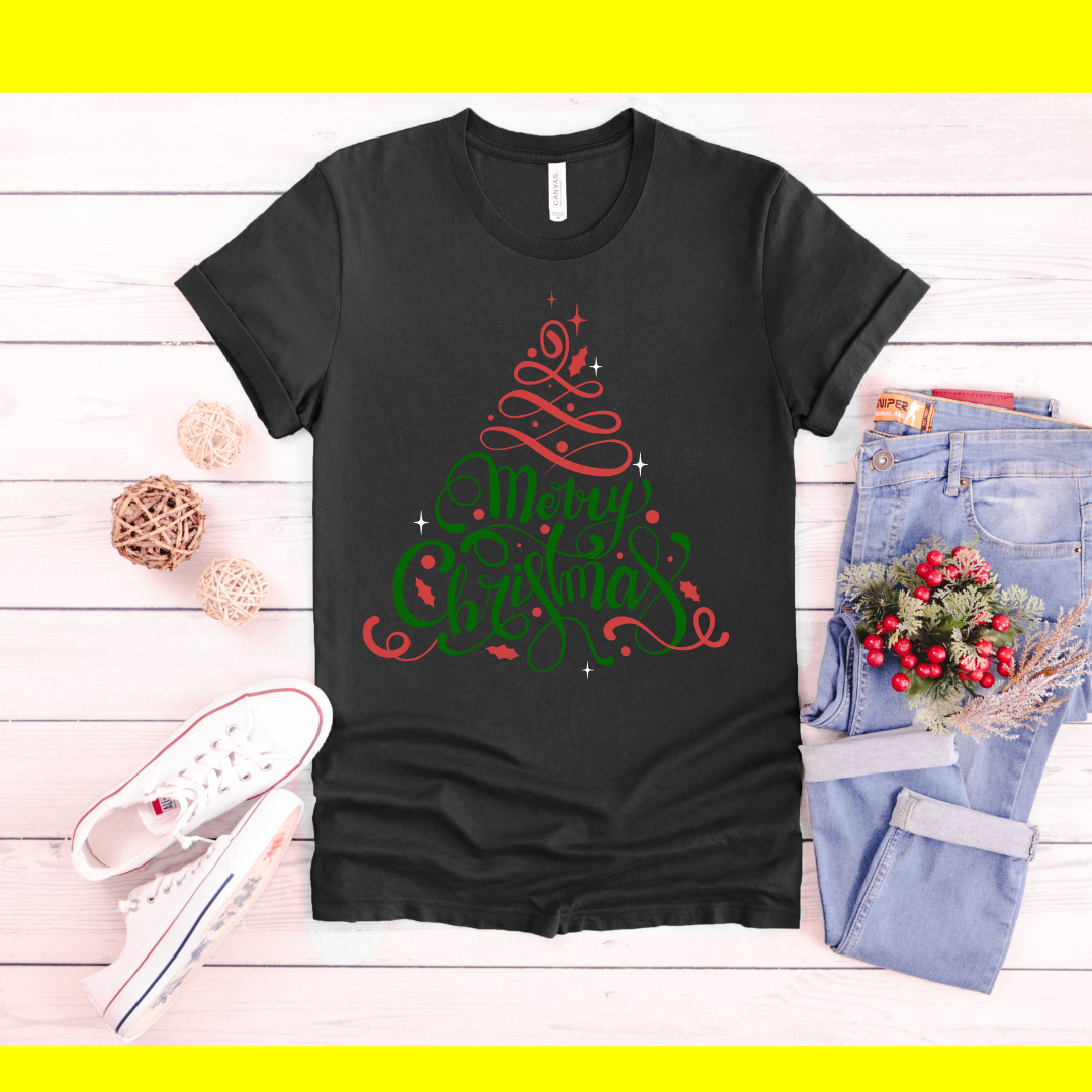 Merry Christmas Tree T-shirt