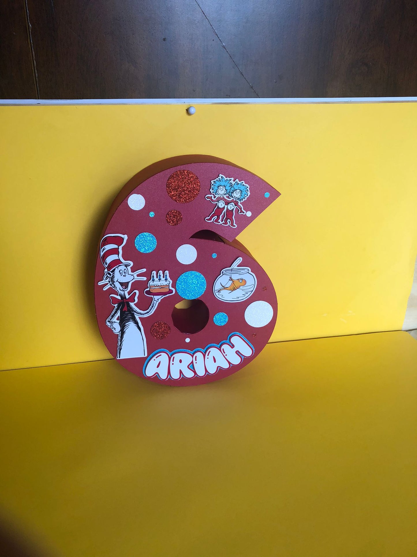 CUSTOMIZED 3D NUMBER CHARCTER TREAT BOX